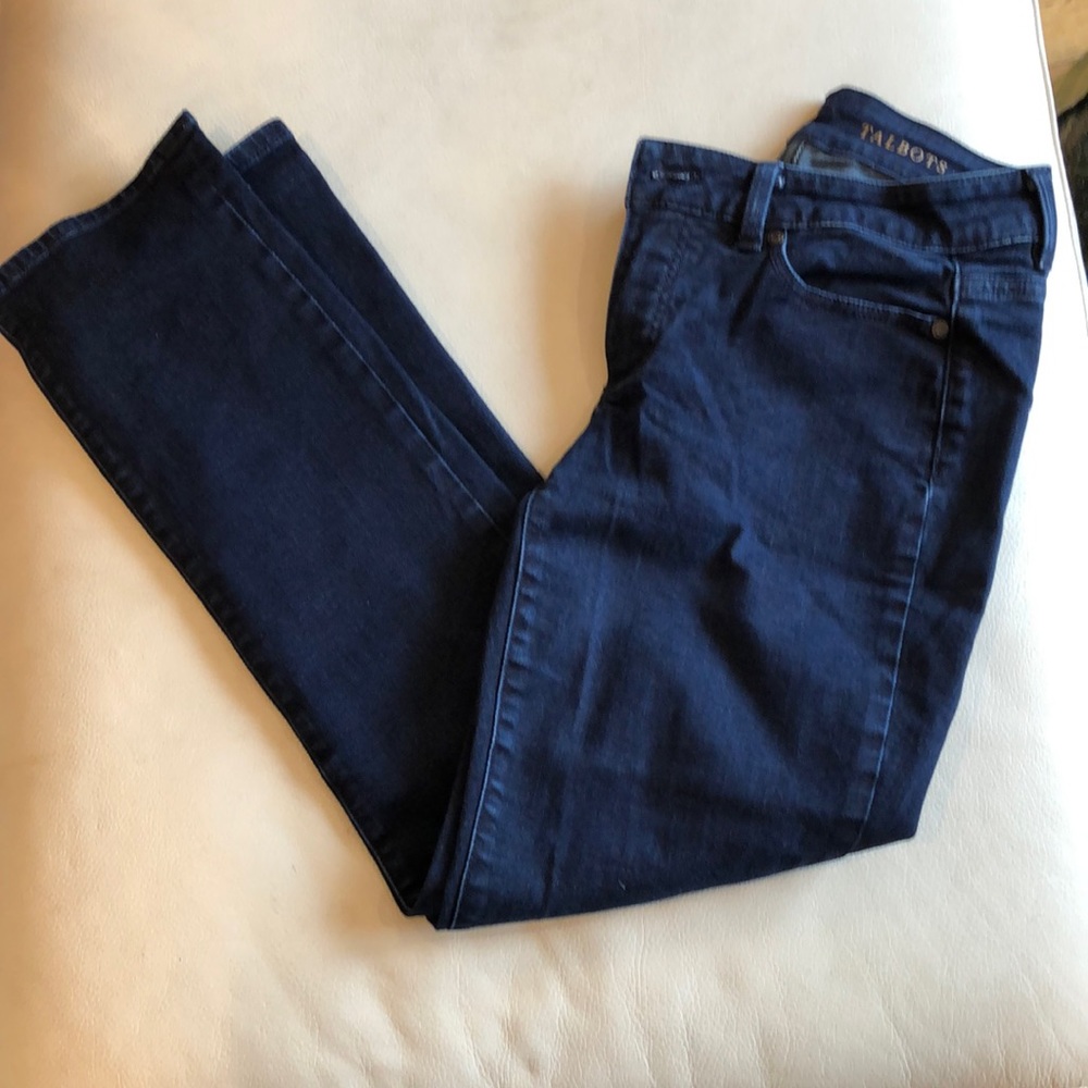 Talbots NWOT CURVY dark wash jeans